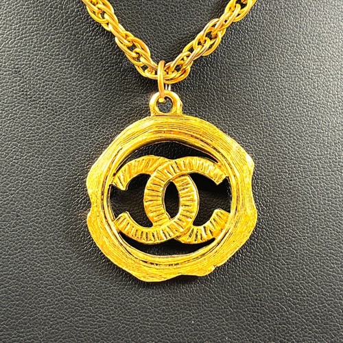 Collana catena chanel coco - cc,