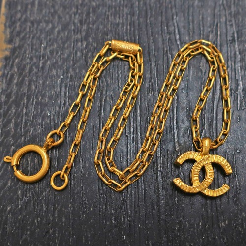 Chanel placcato oro logos - chanel,