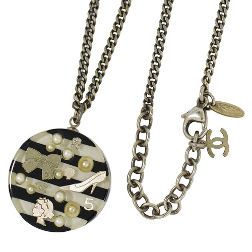 Collana chanel plastica - cc, in