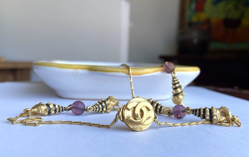 Collana smaltata vintage