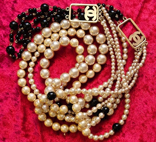 Chanel collana con perle - ,