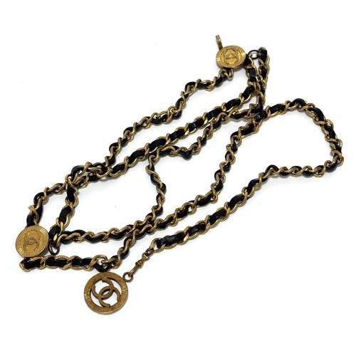 Chanel coco logo collana - cc,