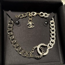 Chanel Choker Black And White
