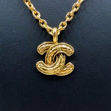 Collana CHANEL placcata oro CC