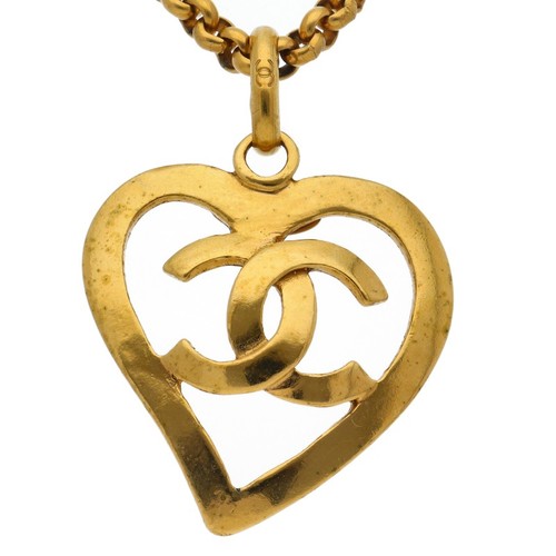 Collana chanel coco mark cuore - coco,