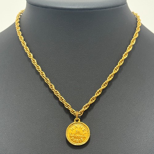 Collana chanel vintage coin - collana,